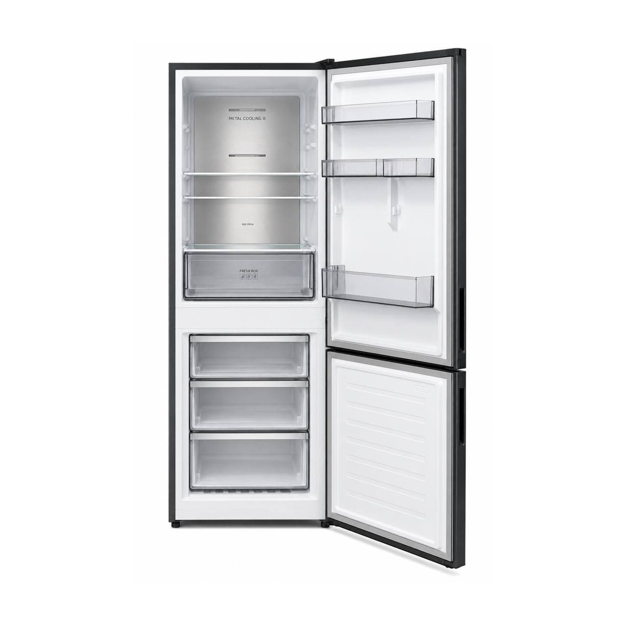 Холодильник AVEST BCD-453WB Стальной / Inox