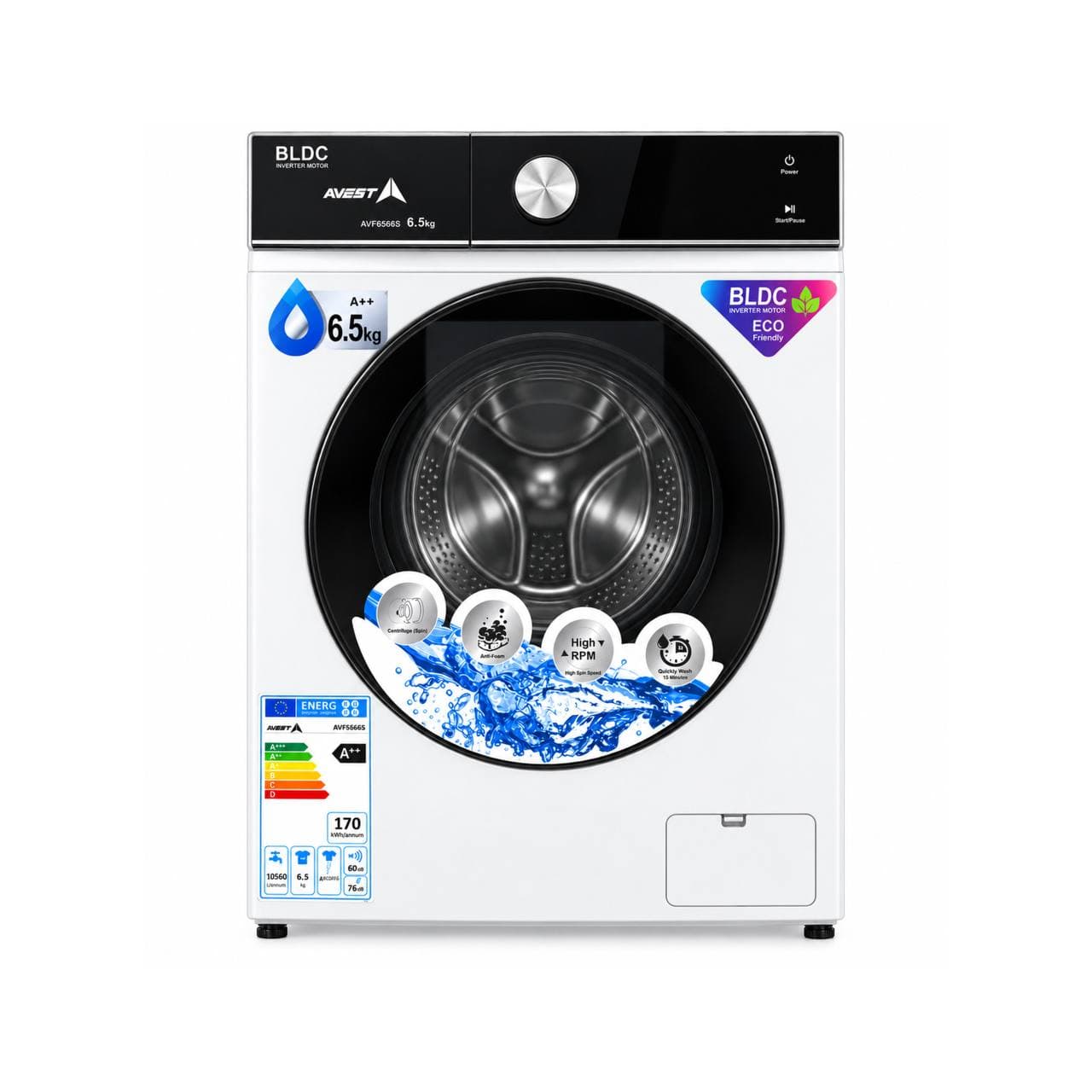 Стиральная машина AVEST F6566W Белый